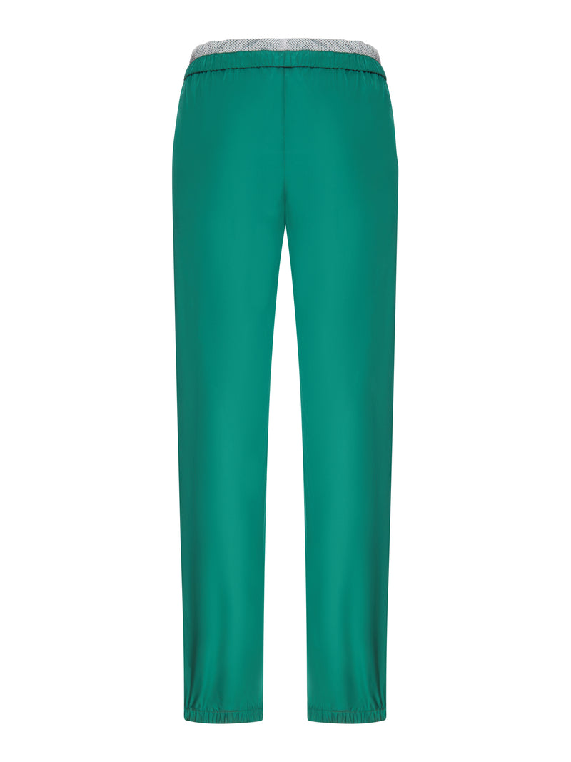 NEW BALANCE X MIU MIU TECHNICAL POPLIN TROUSERS FEATURING COCO GAUFF