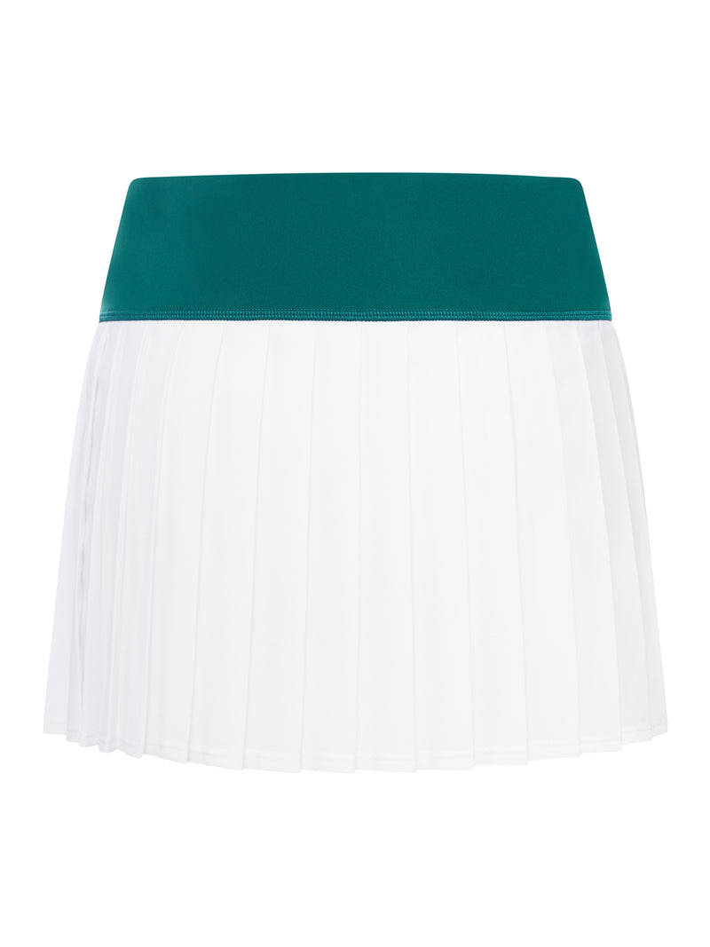 NEW BALANCE X MIU MIU PLEATED TENNIS SKIRT FEATURING COCO GAUFF