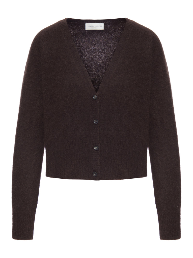 CASHMERE AND SILK CARDIGAN