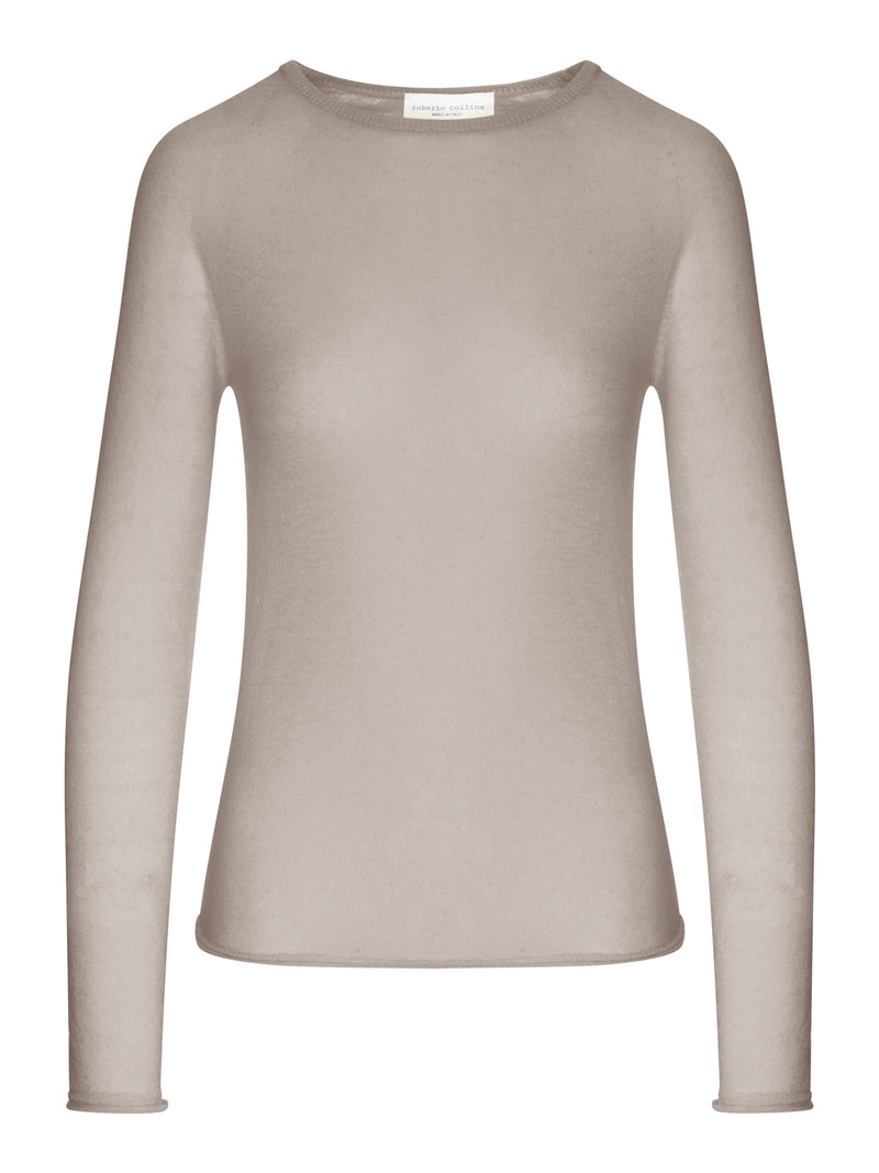 LONG-SLEEVE CREW-NECK SWEATER