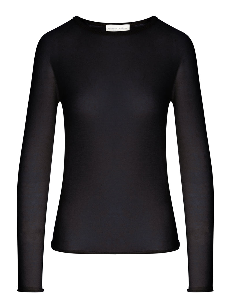 LONG-SLEEVE CREW-NECK SWEATER