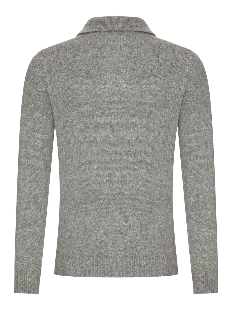 WOOL POLO SWEATER