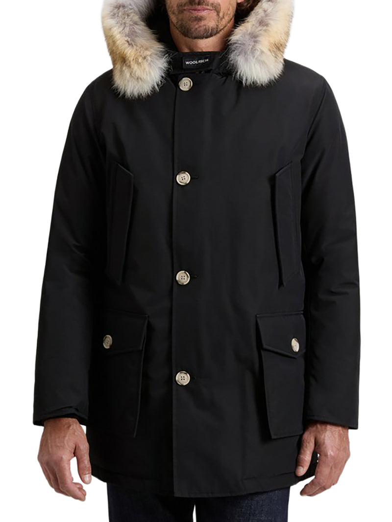 ARCTIC PARKA IN RAMAR CLOTH WITH REMOVABLE FUR