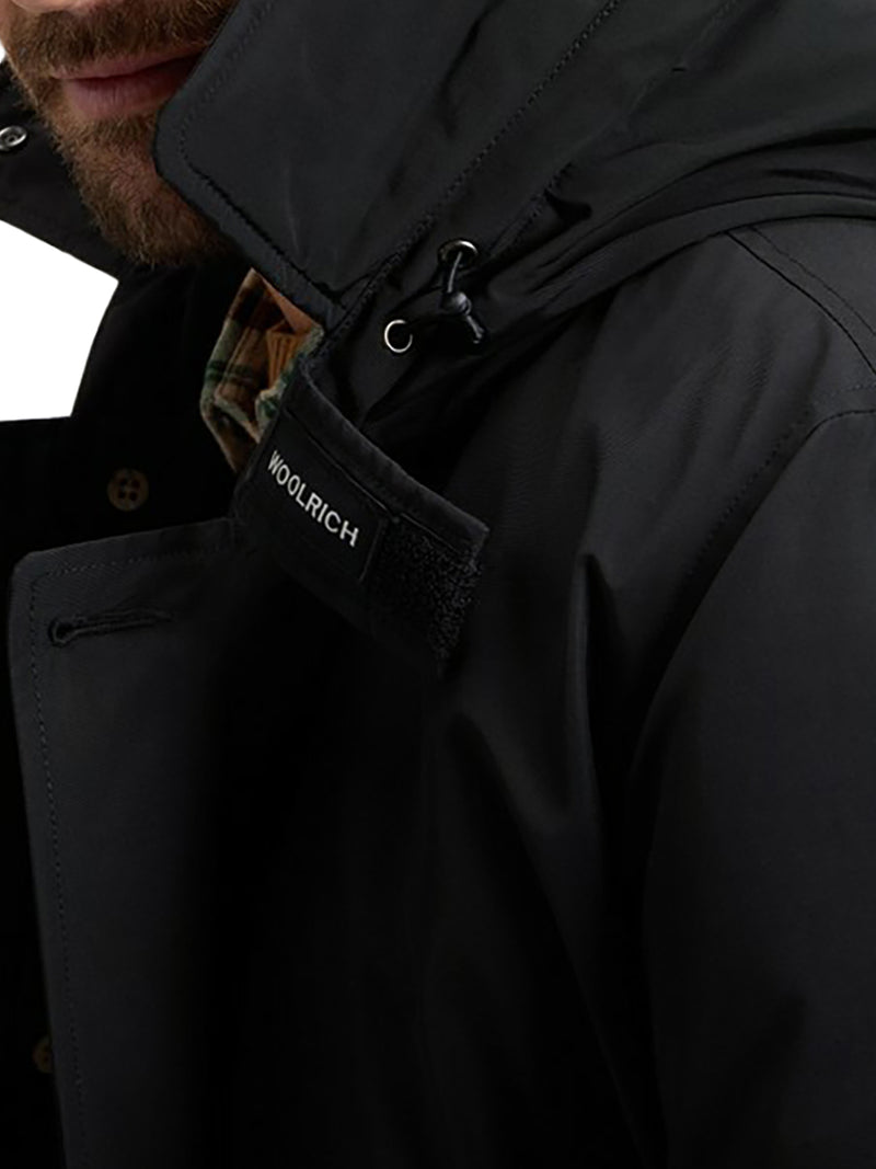 ARCTIC PARKA IN RAMAR CLOTH WITH REMOVABLE FUR