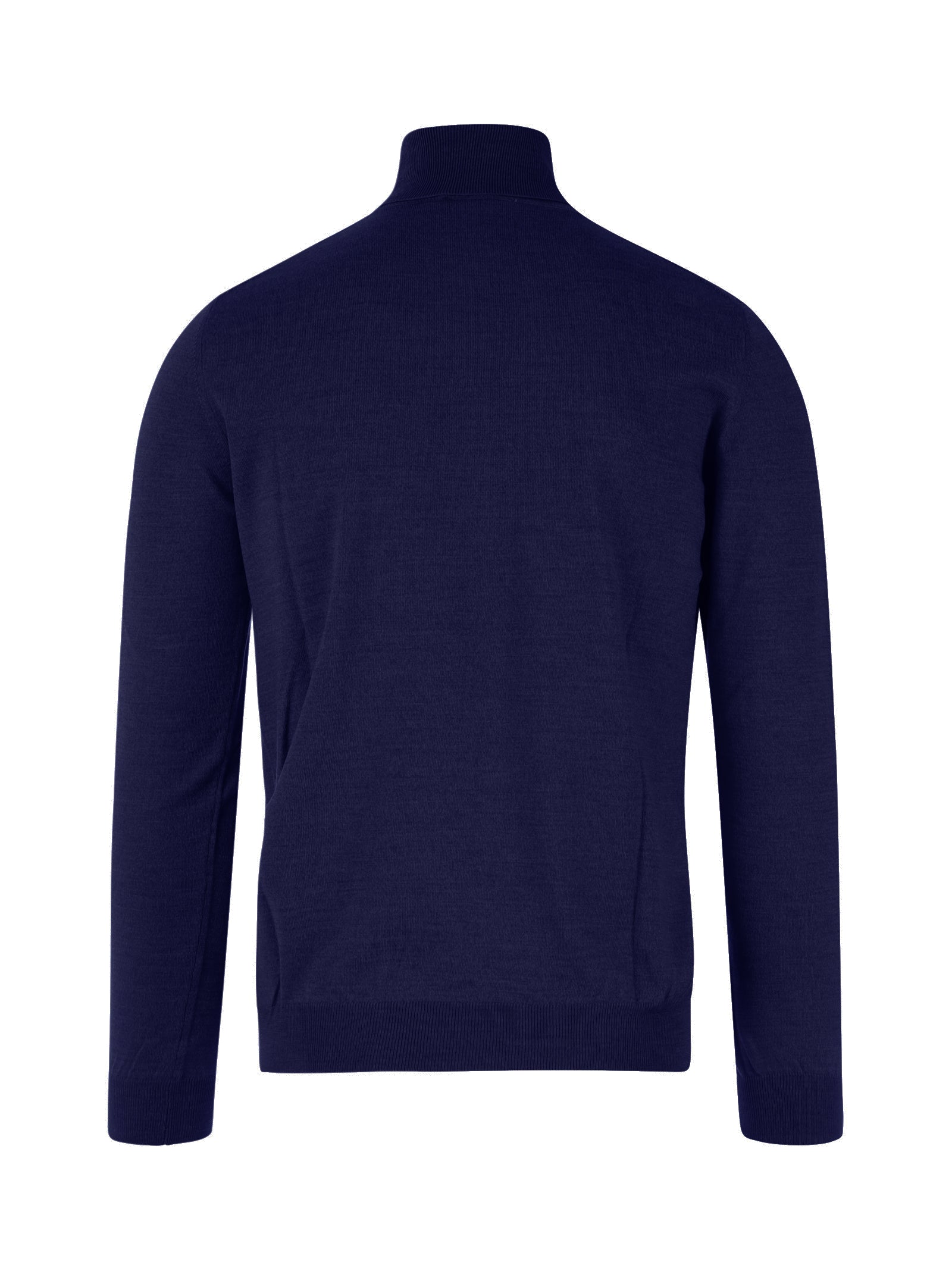 roll-neck fitted sweater