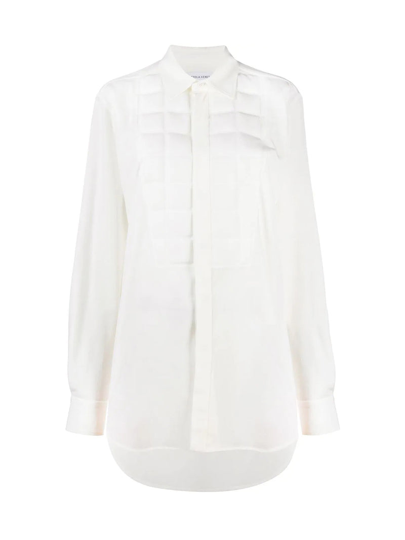 Shirt with padded detail