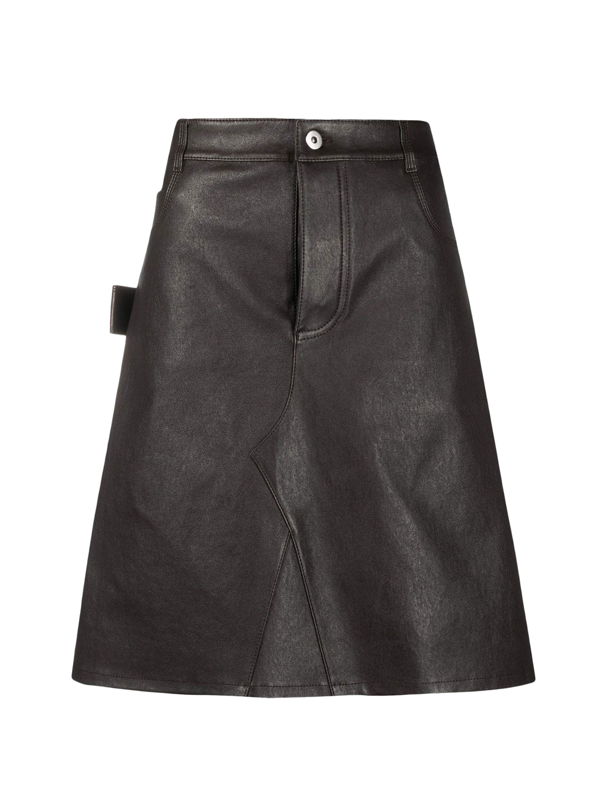 SKIRT IN LEATHER