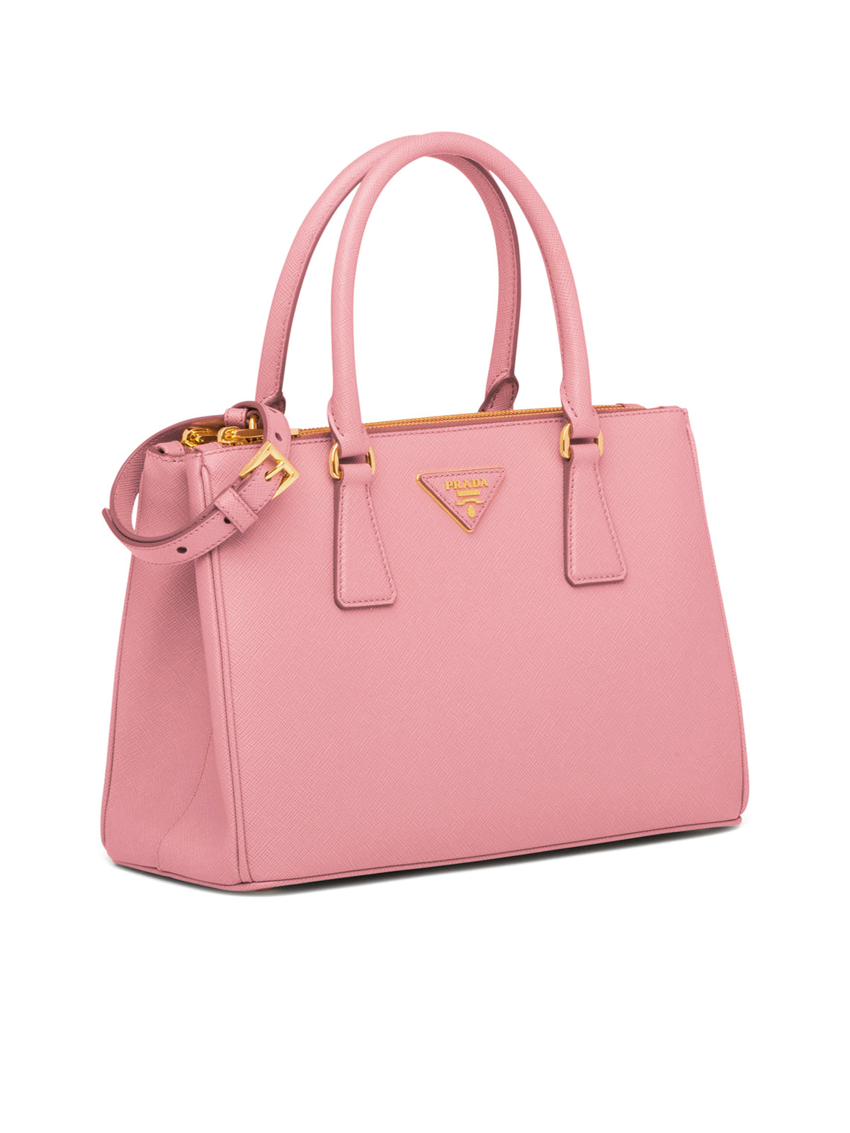 Prada Galleria bag in powder pink  Bags, Leather handbags, Prada