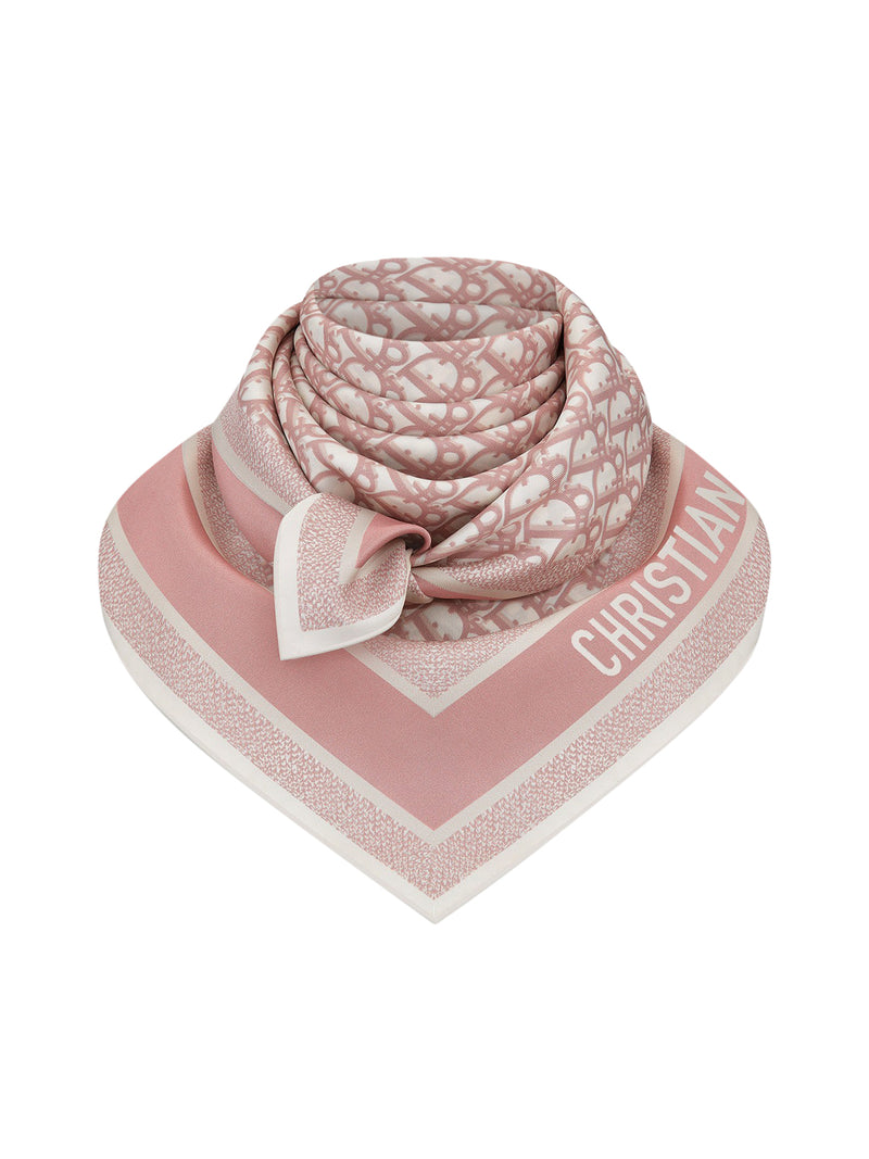 DIORTWIN DIOR OBLIQUE SQUARE FOULARD