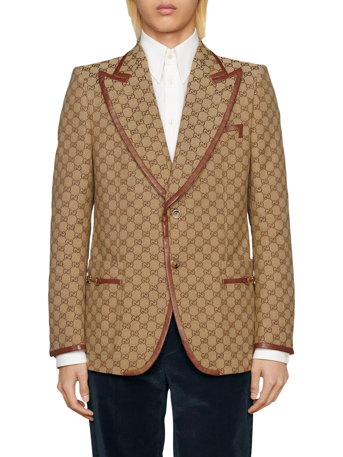 Gucci Single-Breasted Wool-jacquard Blazer