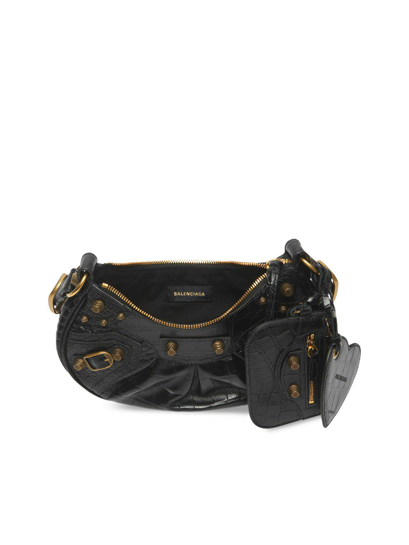 Balenciaga, Bags, Balenciaga Le Cagole Xs Black With Gold Hardware