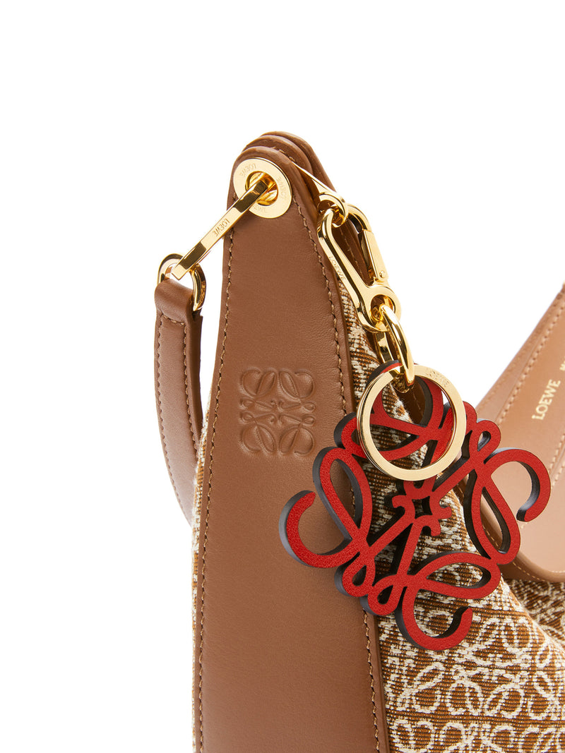 LOEWE Luna bag in Anagram jacquard and classic calfskin