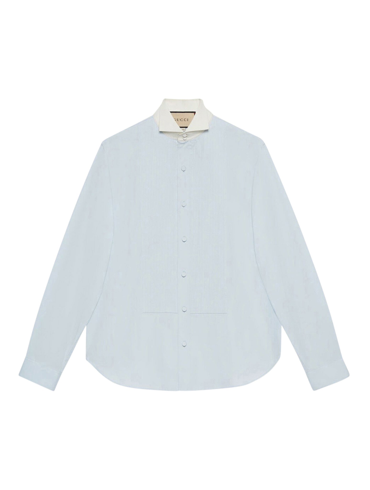 Squared shirt in cotton poplin