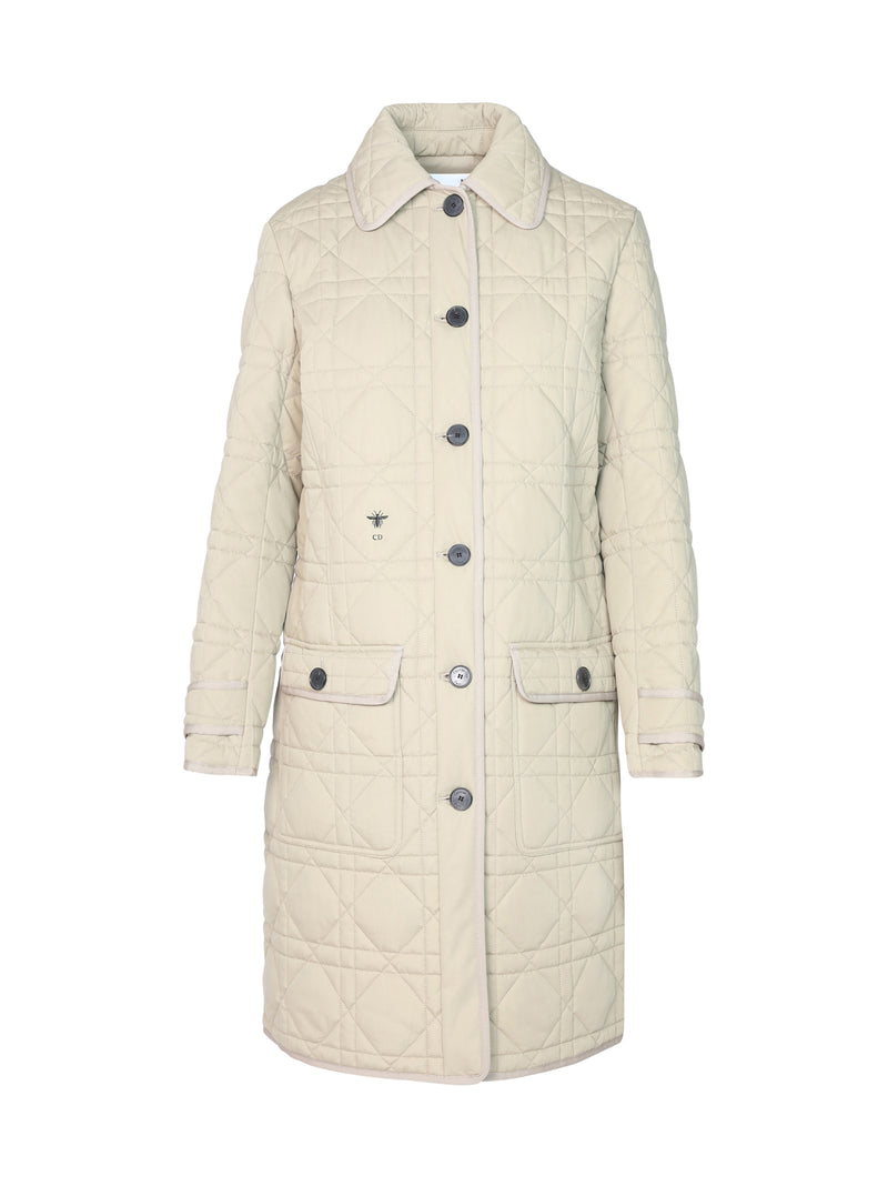 long quilted jacket