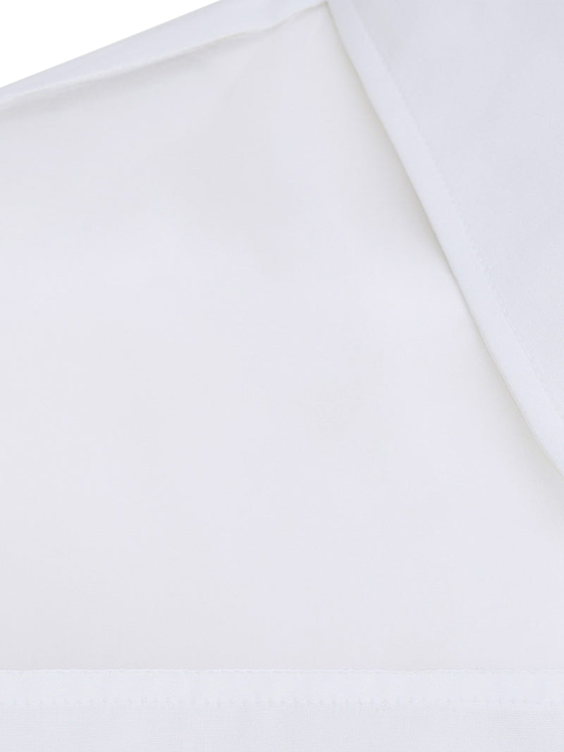 SEMI-TRANSPARENT BLOUSE WITH PLASTRON
