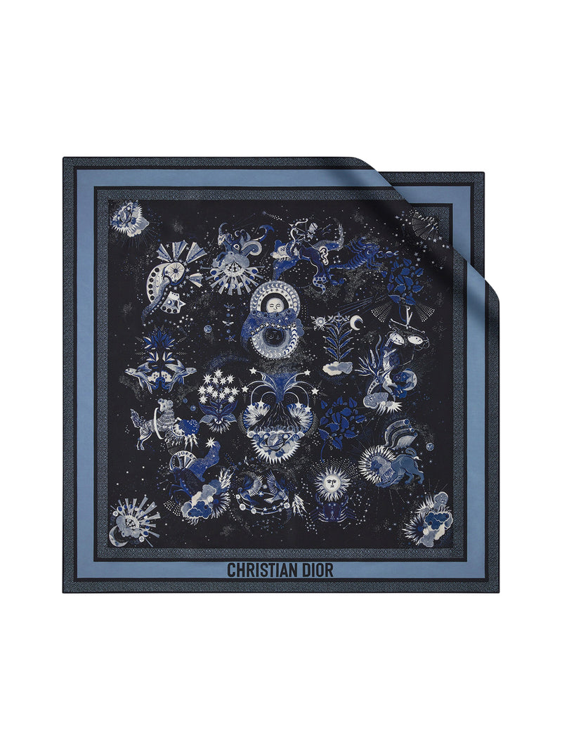 FANTASTIC DIOR ZODIAC SQUARE FOULARD