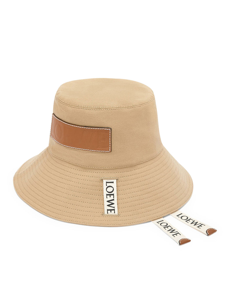 Fisherman Canvas Hat in White - Loewe