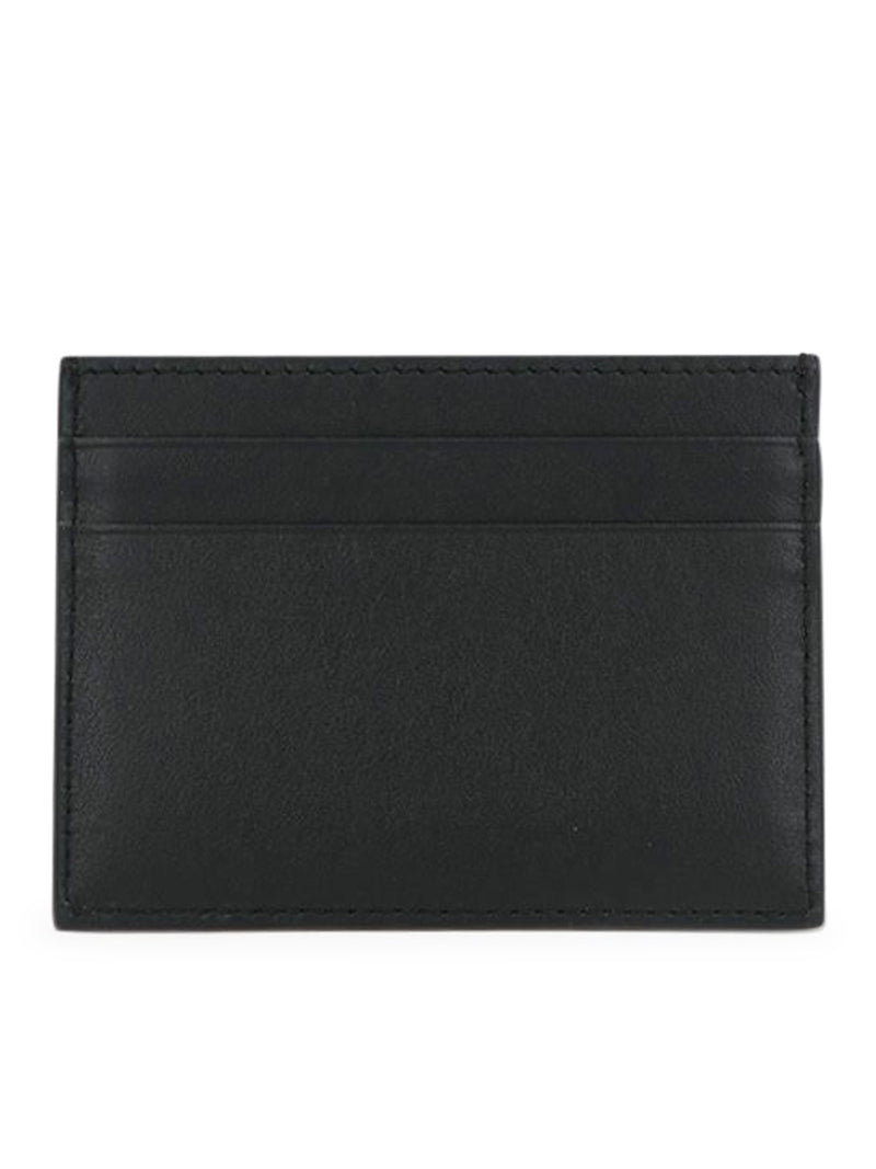 LOGO-DETAILED SMOOTH LEATHER CARD CASE