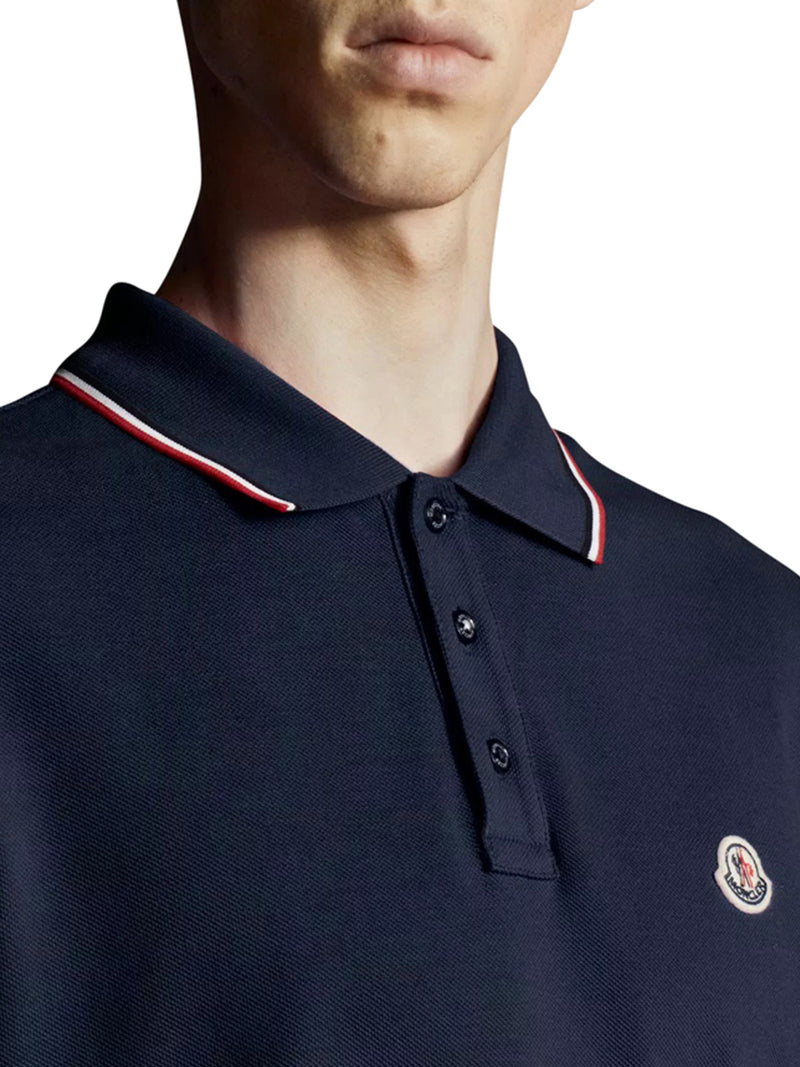 POLO SHIRT WITH STRIPED DETAILS