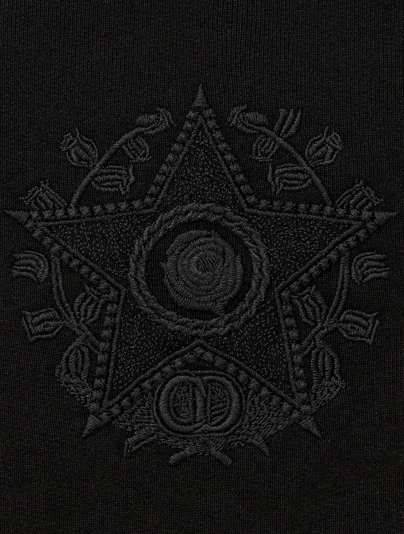 HOODED SWEATSHIRT, COMFORTABLE FIT AND CD ÉTOILE EMBROIDERY