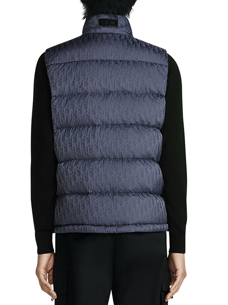 DIOR OBLIQUE SLEEVELESS DOWN JACKET