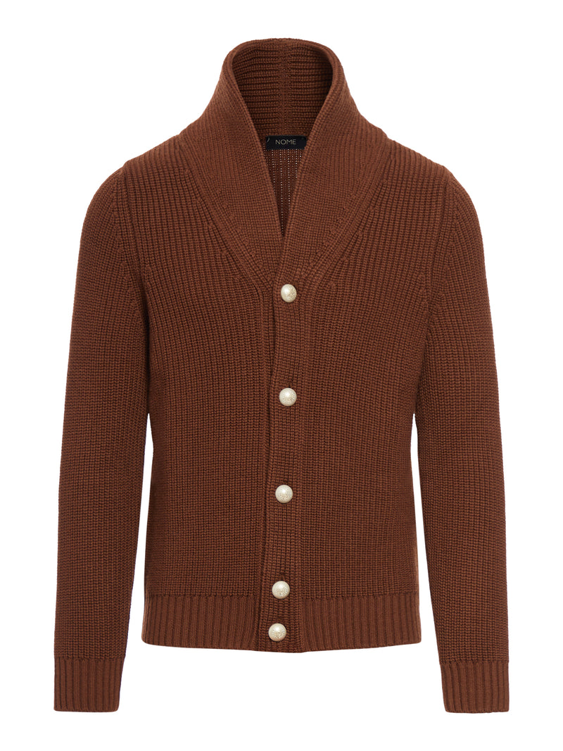 cardigan with gold buttons