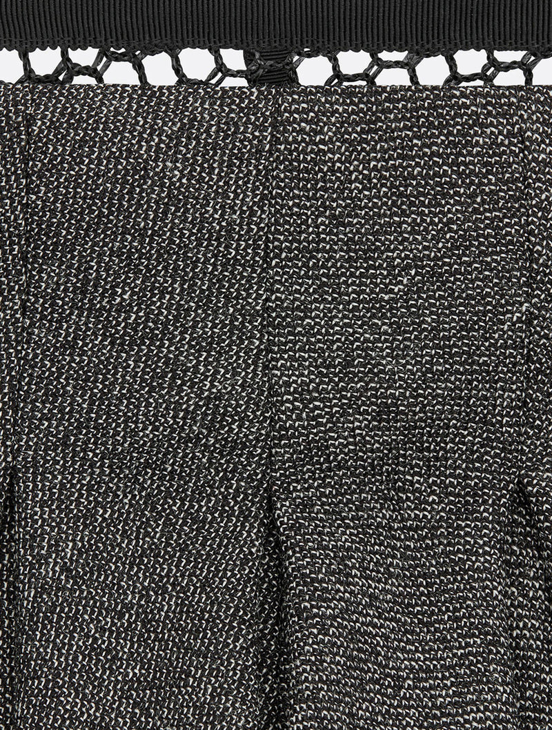 PLEATED MIDI SKIRT