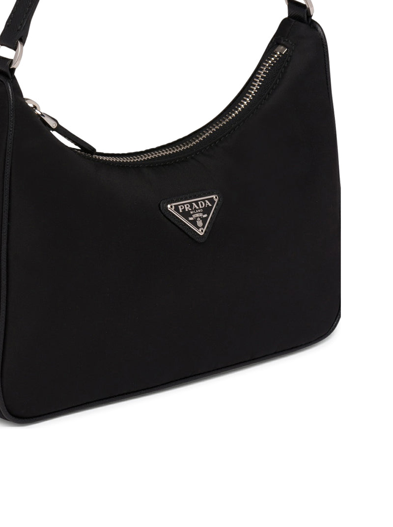 Prada Re-Edition 2005 Shoulder Bag Tessuto Small Black 2187001