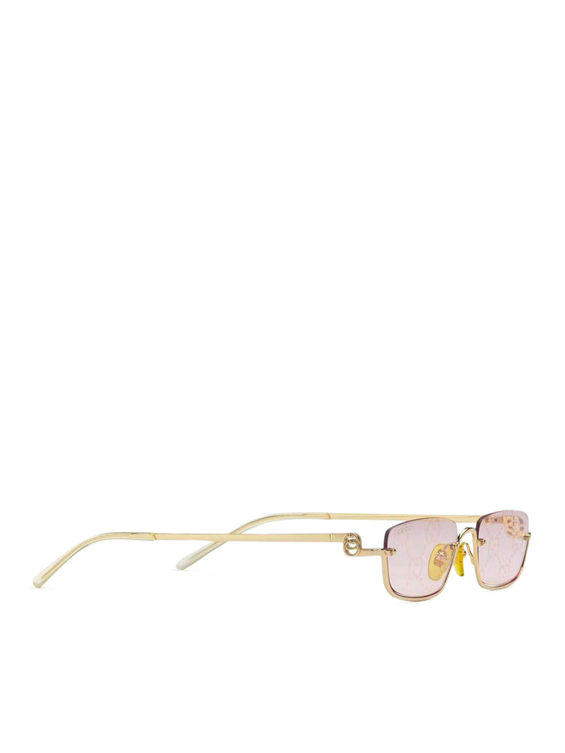 rectangular frame sunglasses