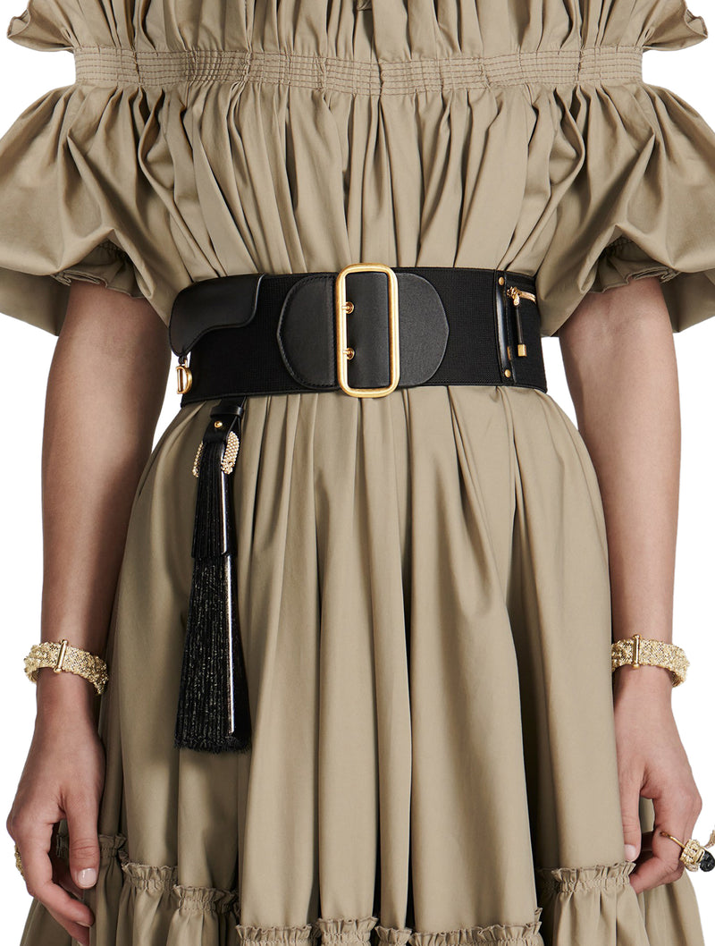 SADDLE LARGE CANVAS belt