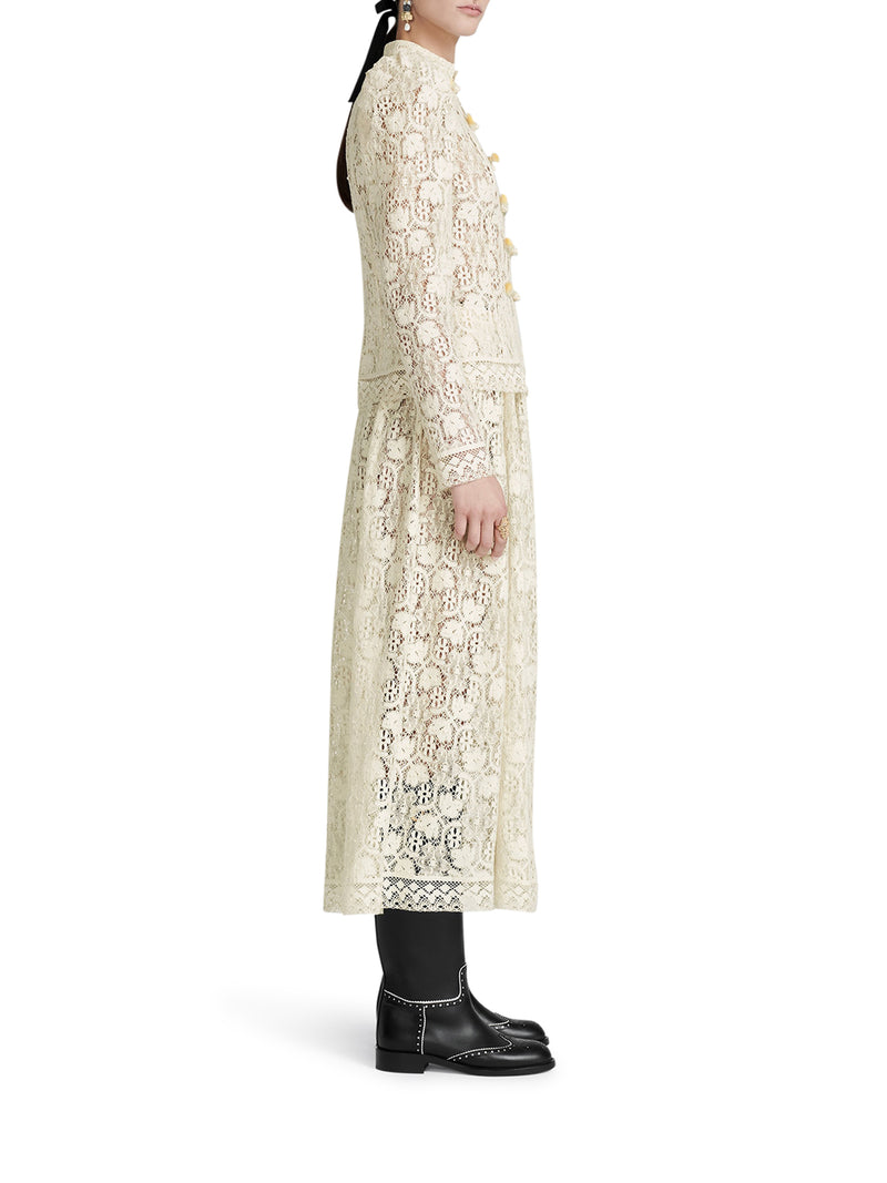 FLARED MIDI SKIRT