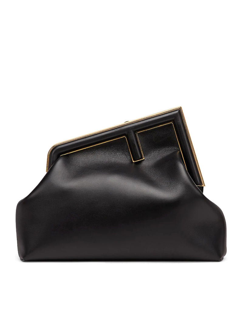 Fendi First Medium - Black leather bag