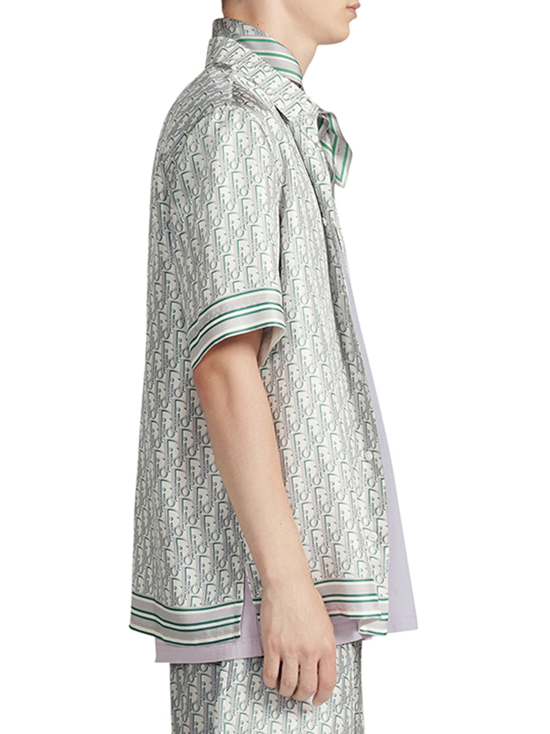 DIOR OBLIQUE SHORT SLEEVED SHIRT