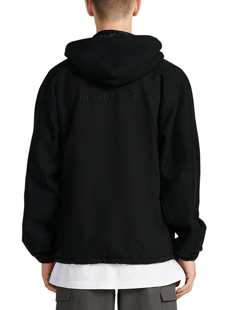 CHRISTIAN DIOR COUTURE REVERSIBLE HOODED SPORTS JACKET