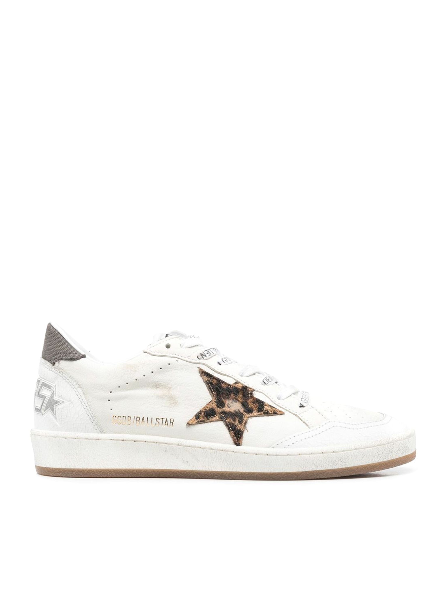 BALL STAR SNEAKERS WITH LEOPARD STAR