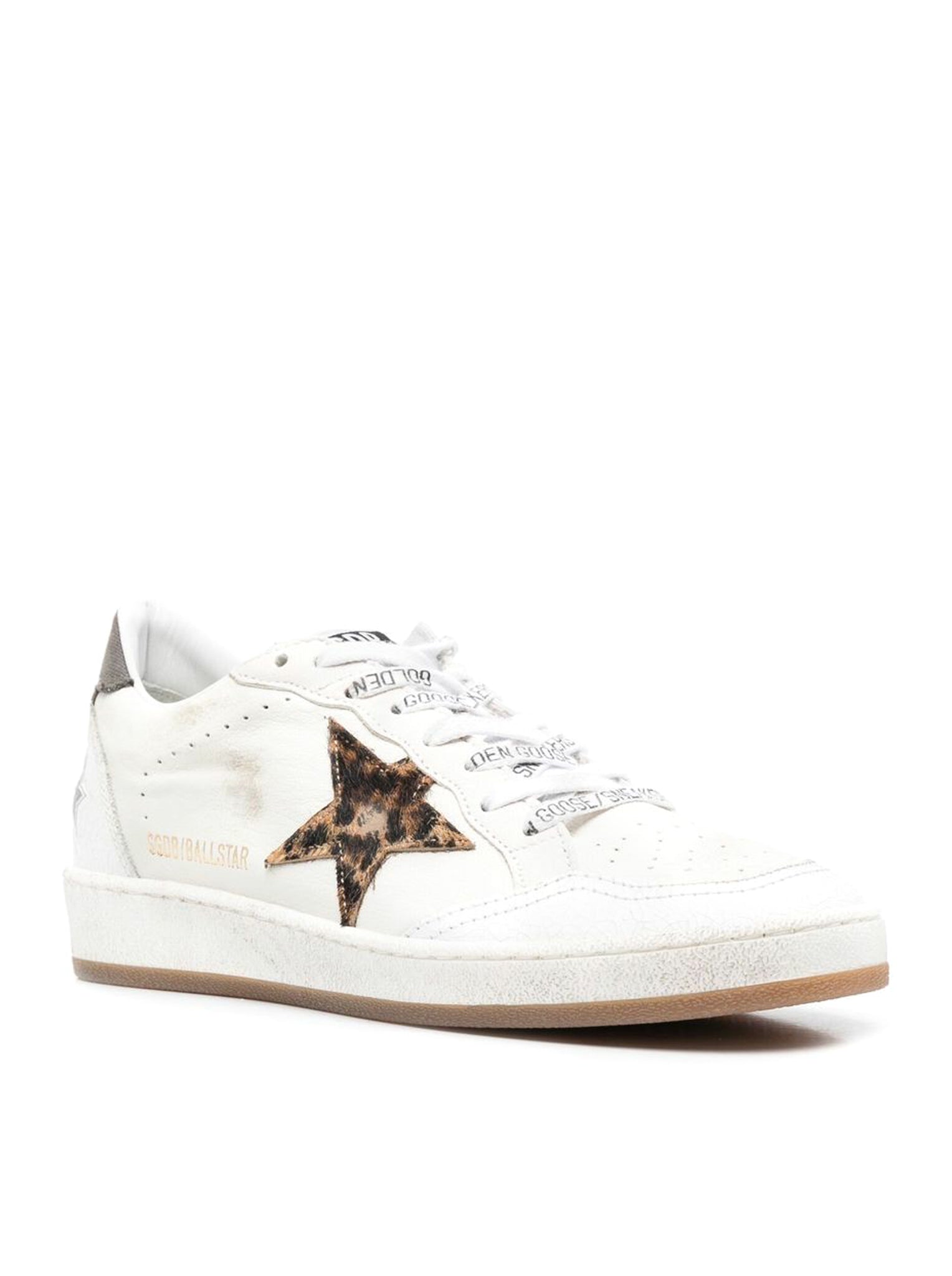 BALL STAR SNEAKERS WITH LEOPARD STAR