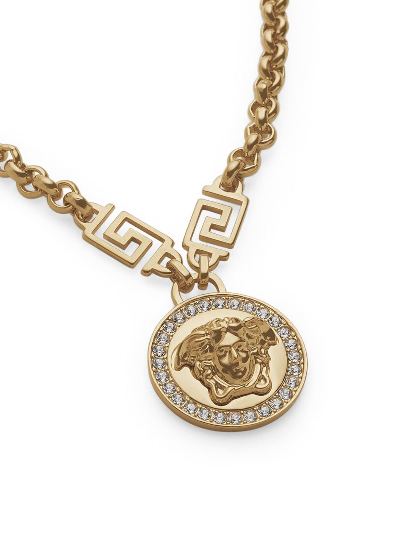 THE GREEK MEDUSA NECKLACE WITH CRYSTALS