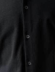 button-down fastening shirt