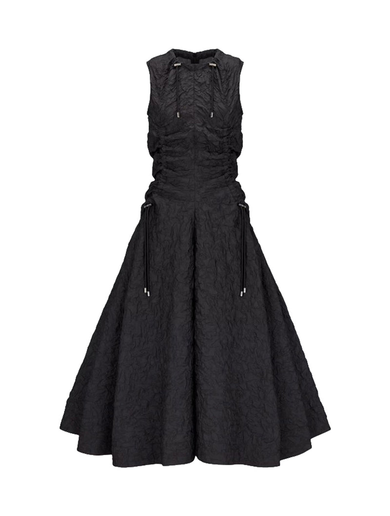 FLARED MIDI DRESS