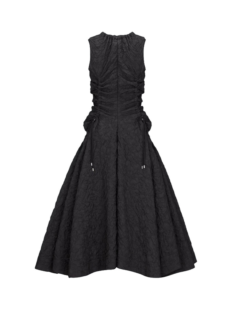 FLARED MIDI DRESS