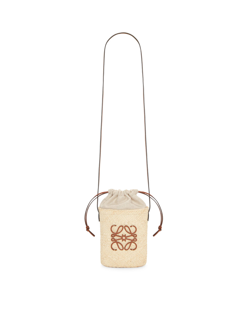 Loewe Paula's Ibiza Pochette Crossbody Bag Woven Raffia and