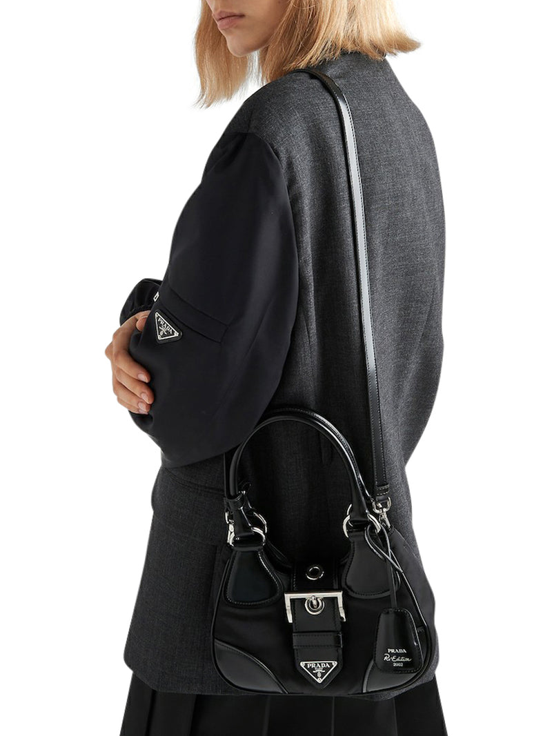 Prada Moon bag in Re-Nylon and leather