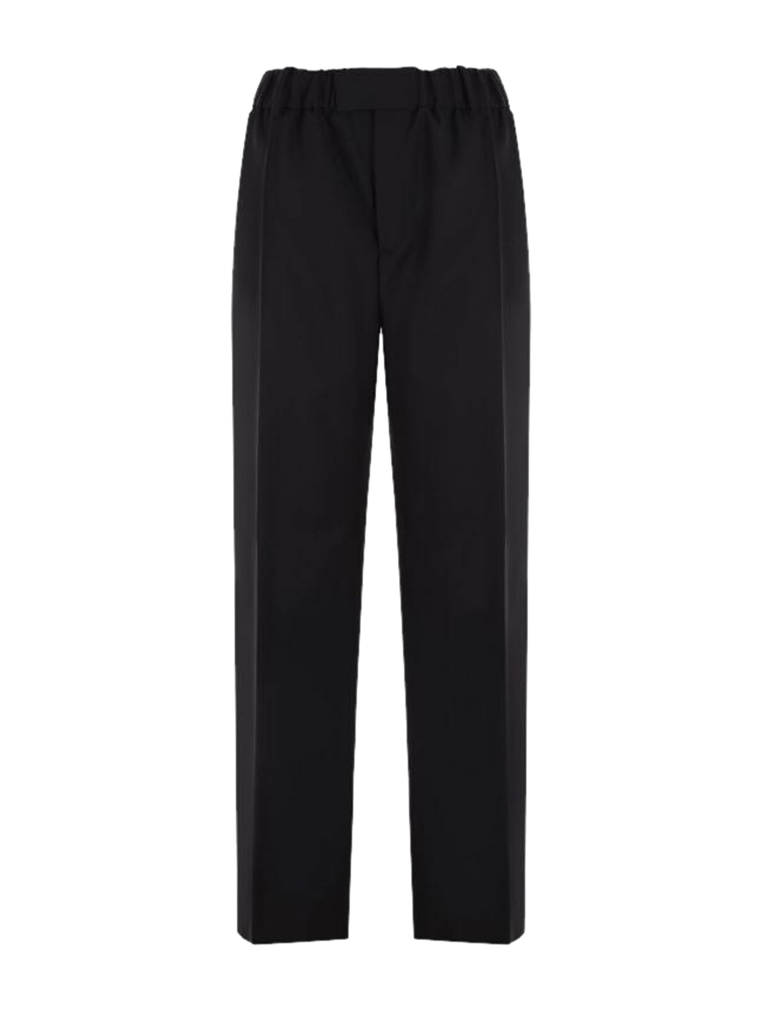 Loose Fit Trousers In Lightweight Wool