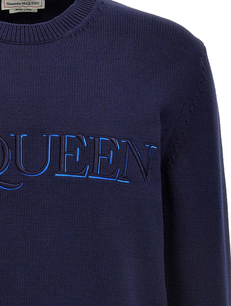 Logo embroidery sweater