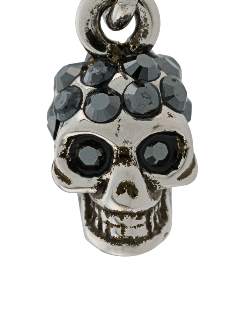skull drop earrings
