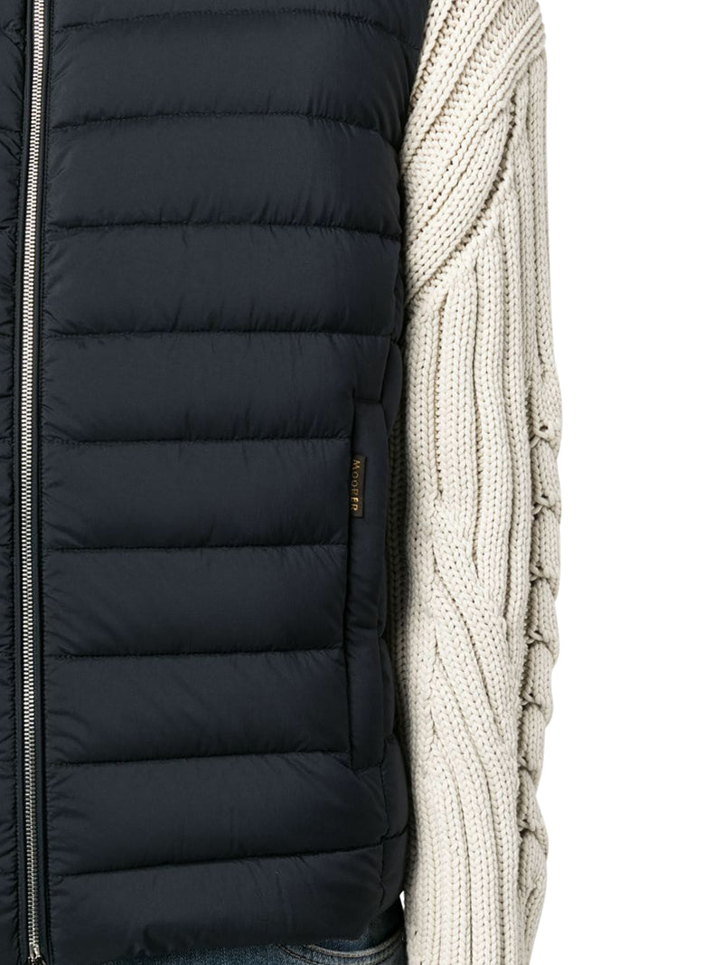 quilted zipped gilet