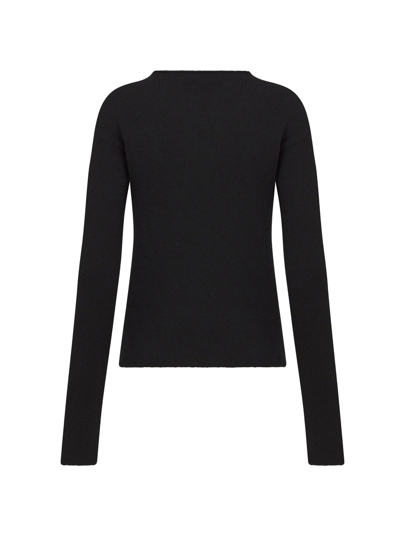 Black cashmere sweater