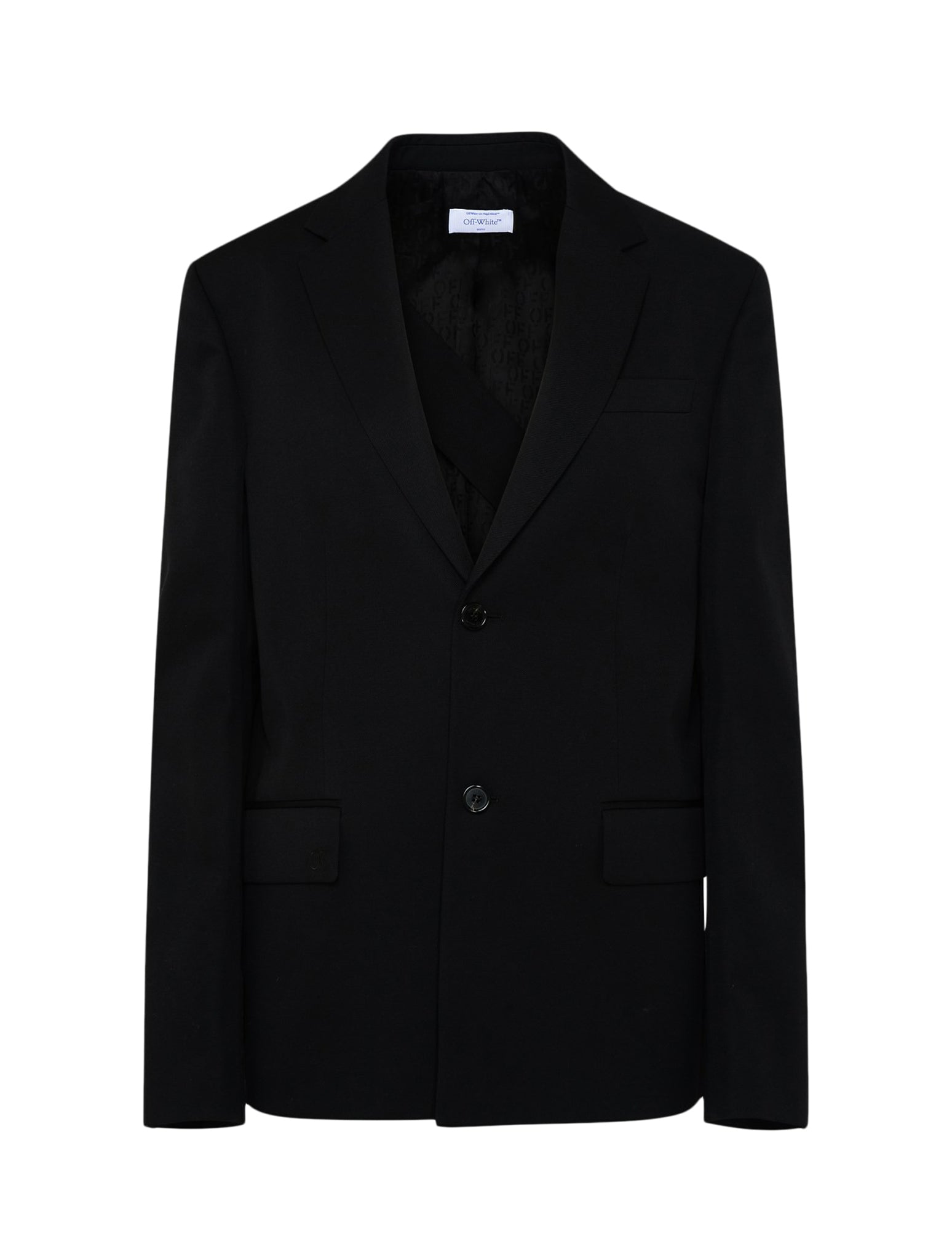 black wool blazer jacket