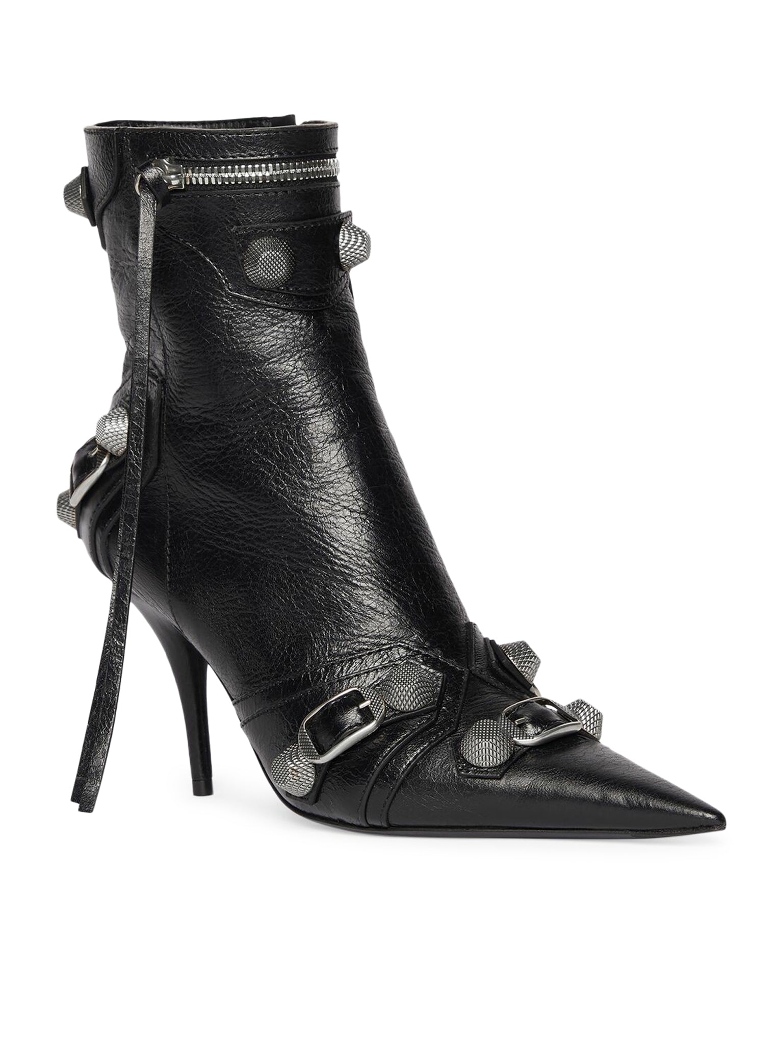 CAGOLE 90 MM WOMEN`S ANKLE BOOTS IN BLACK