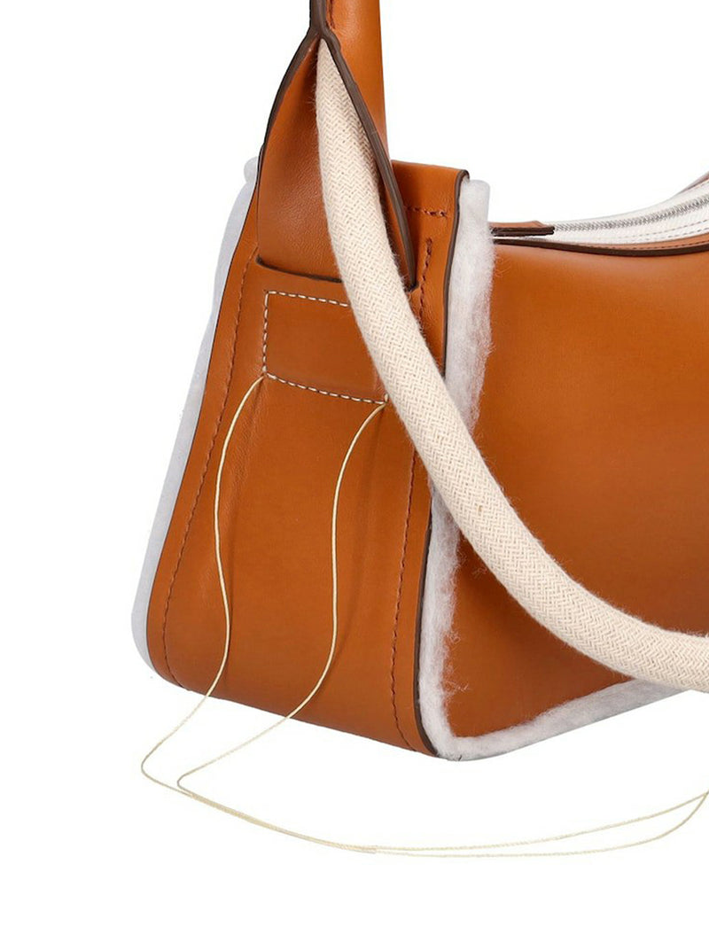 Savvas leather shoulder bag